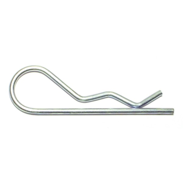 Midwest Fastener 3/32" x 2-1/2" Zinc Plated Steel Hitch Pin Clips 24 24PK 60603